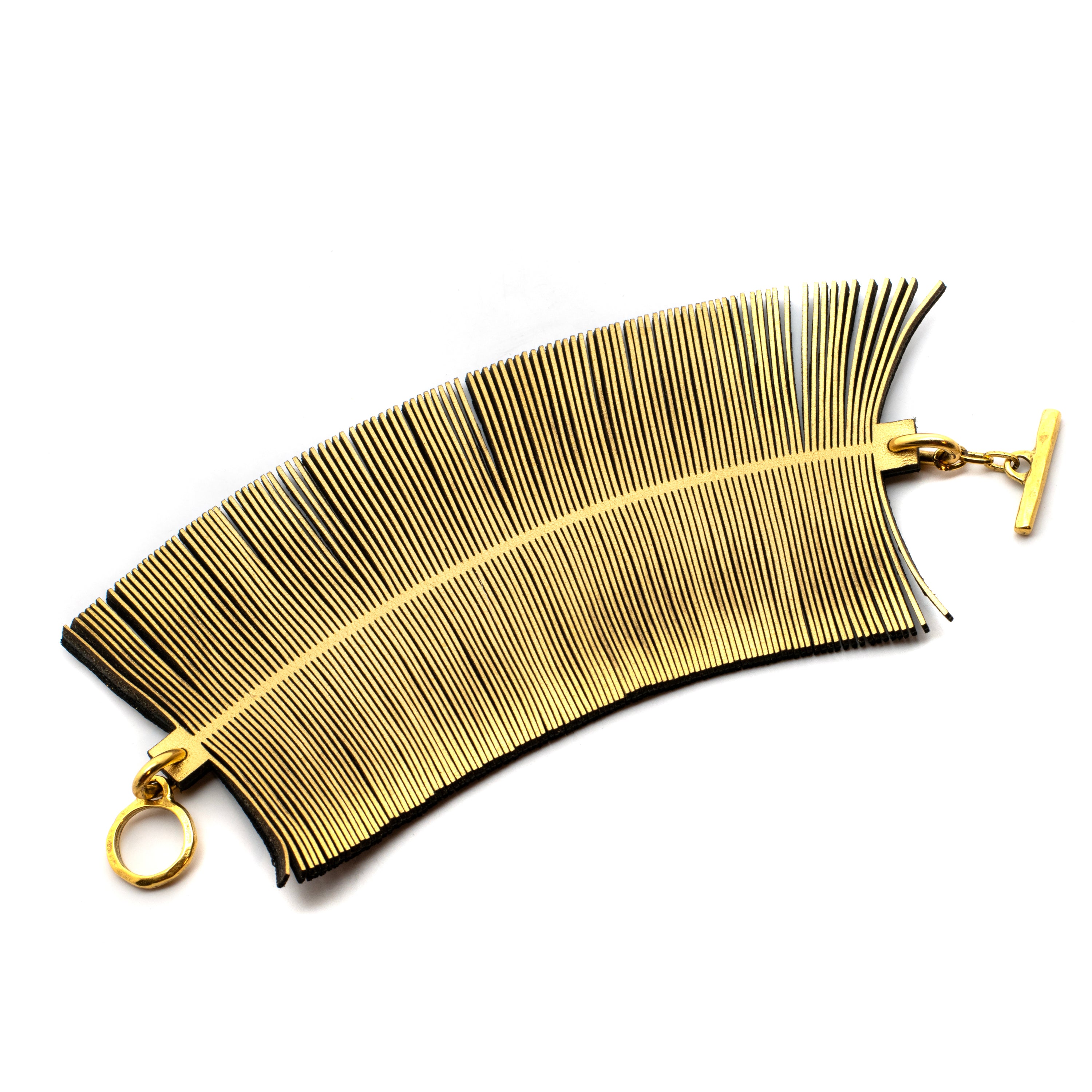 Wide Fringe Bracelet