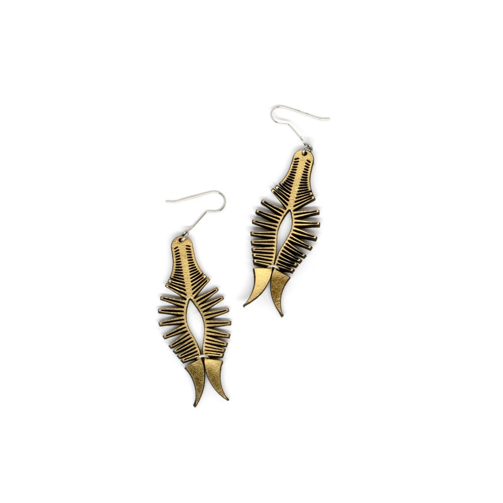 Small Cave Formation Earrings