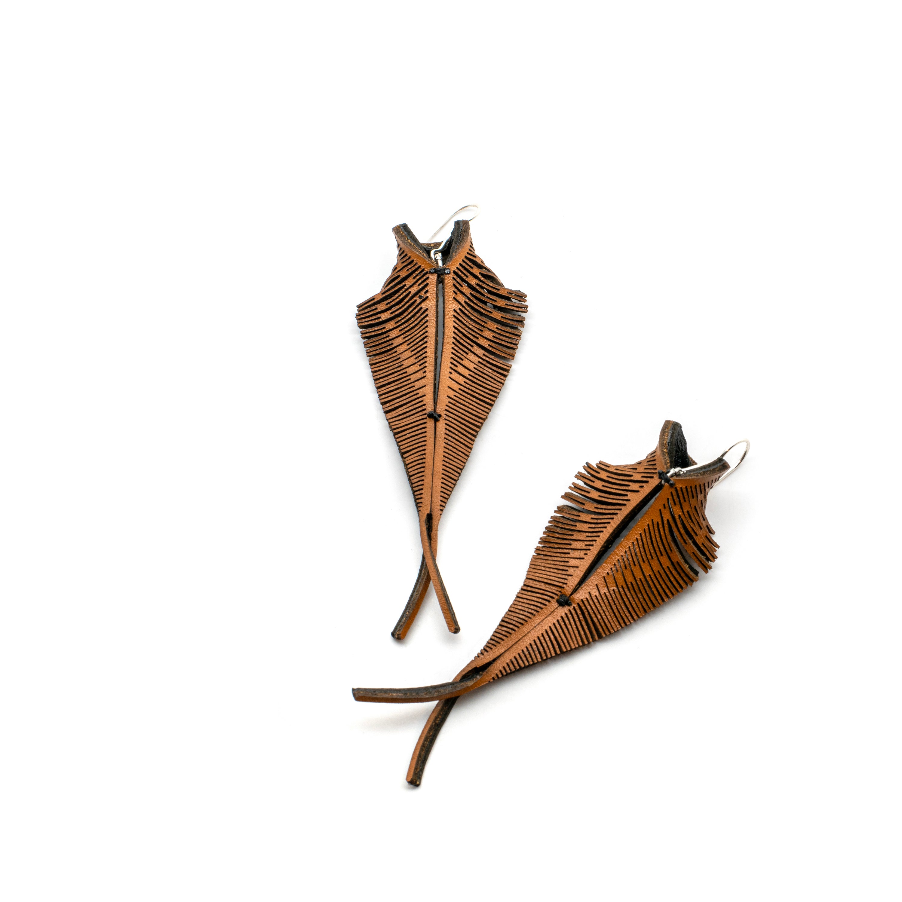 Interference Moth Earrings