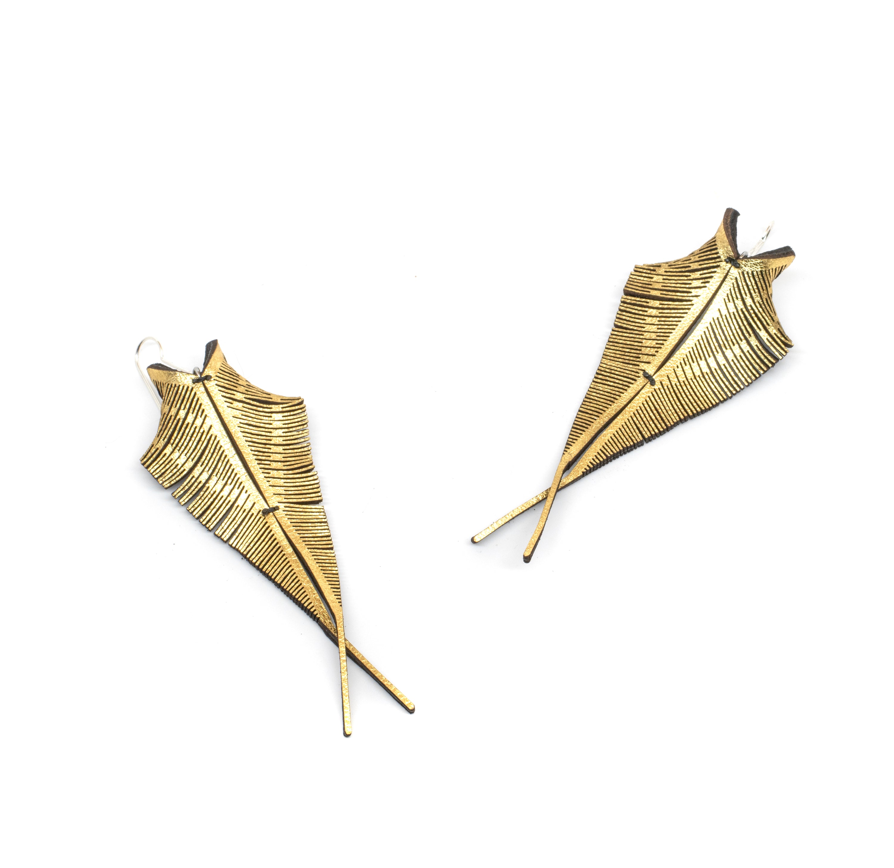 Interference Moth Earrings