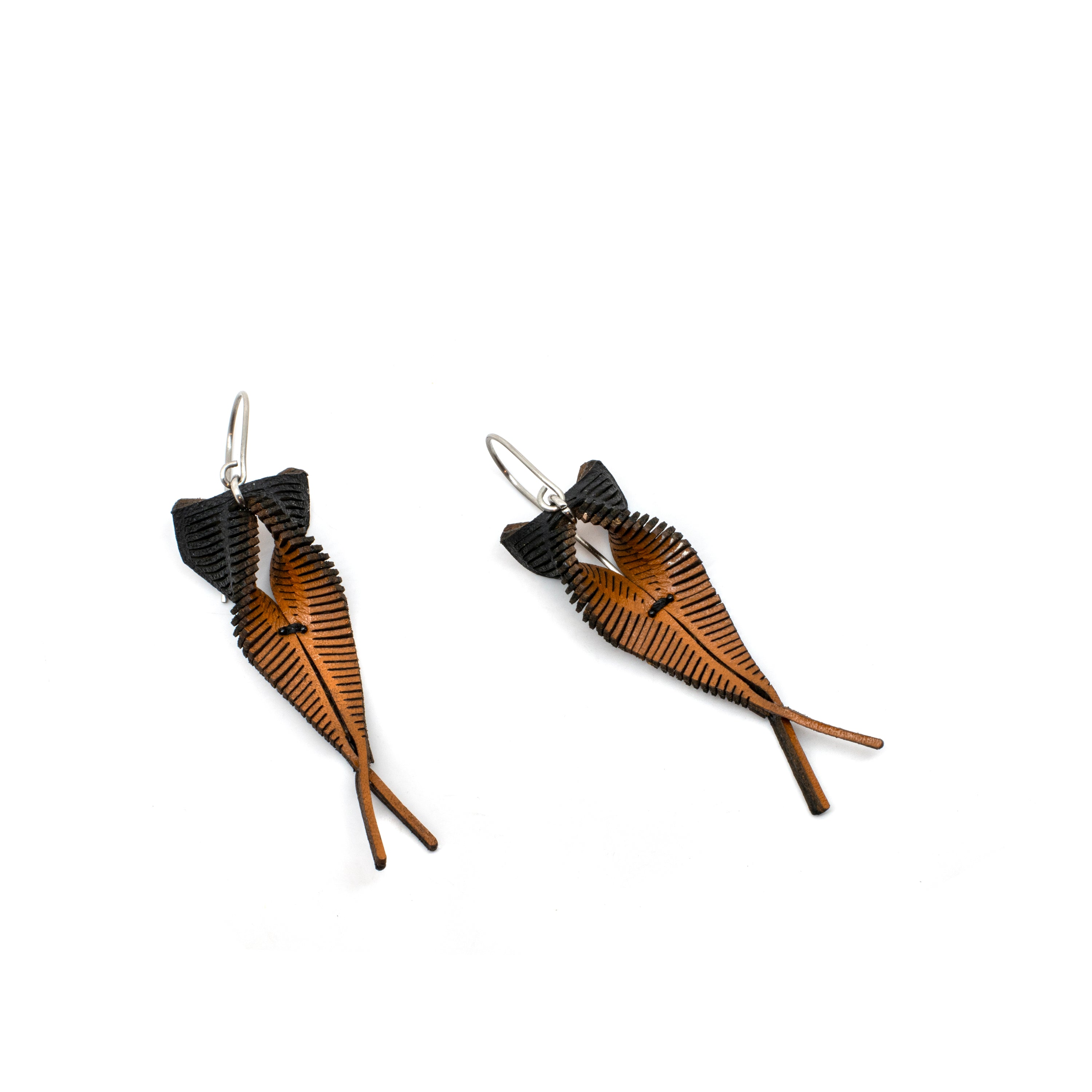 Interference Tiny Moth Earrings