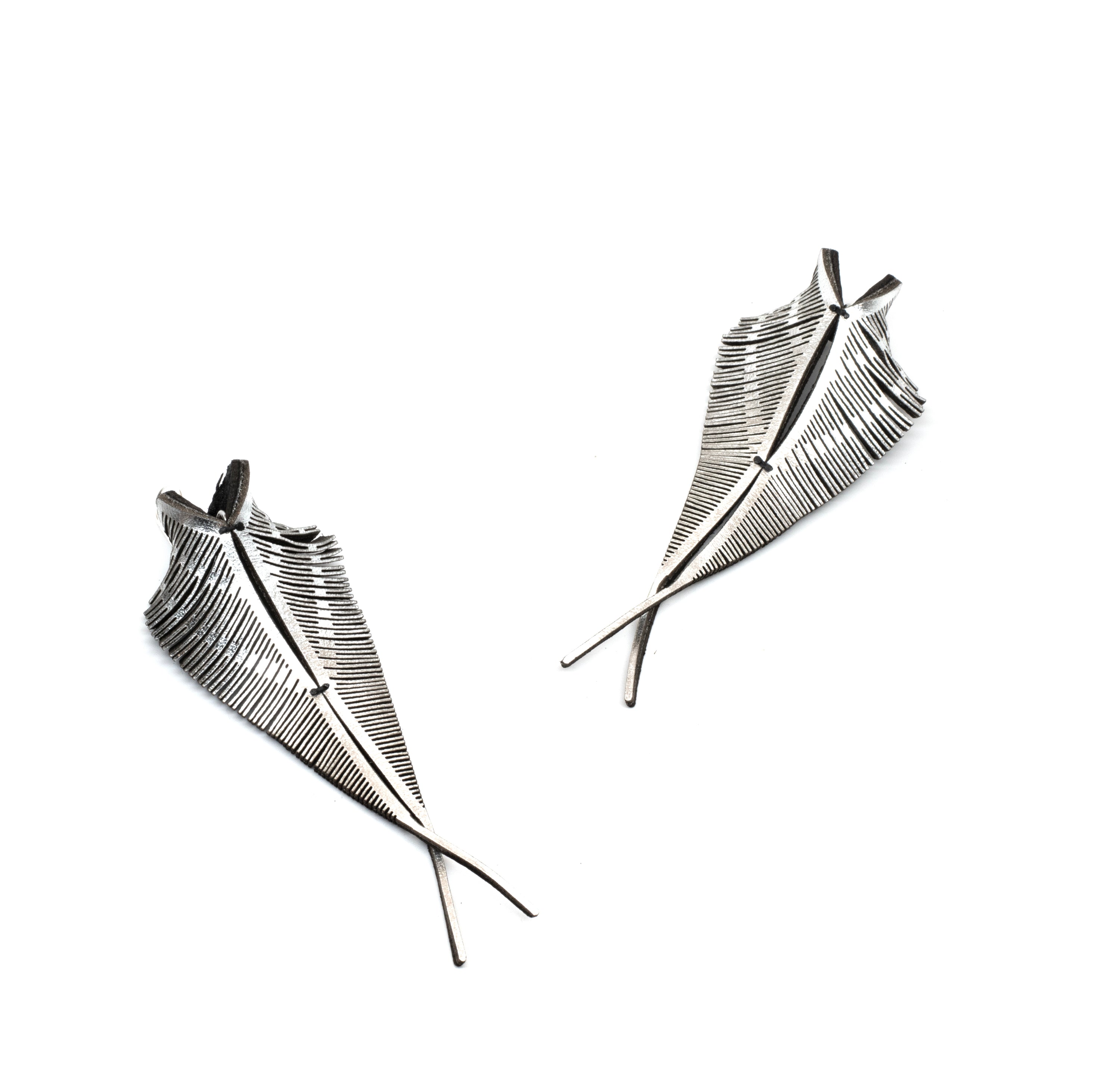 Interference Moth Earrings