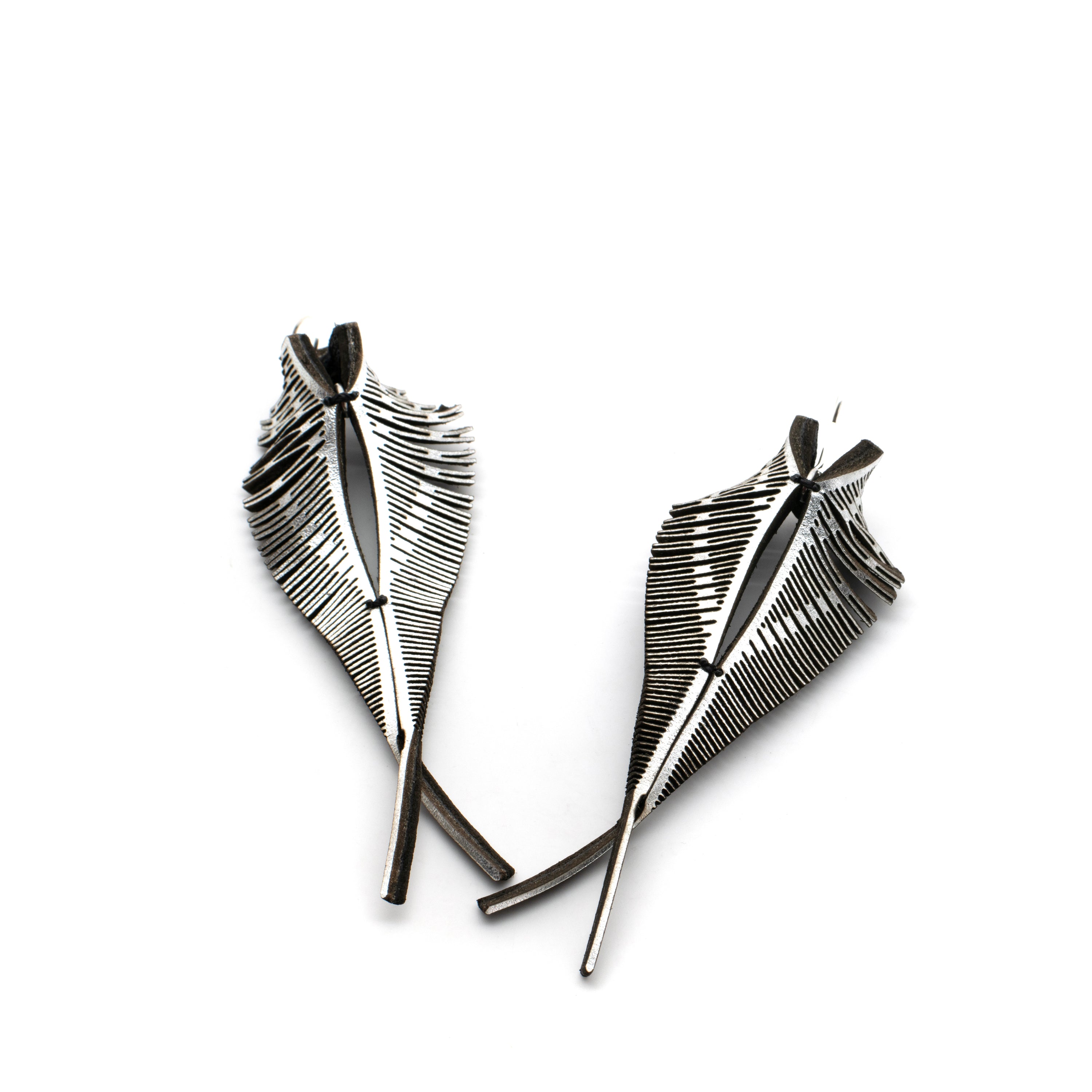 Interference Moth Earrings