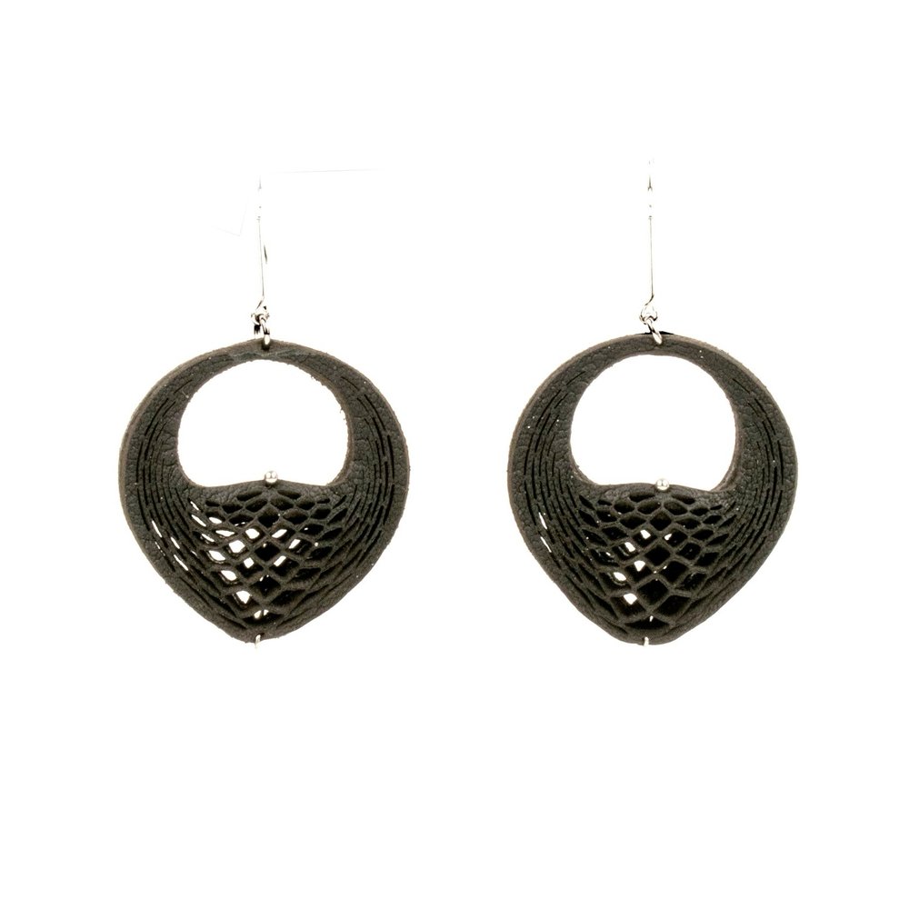 VLA Earrings in Black