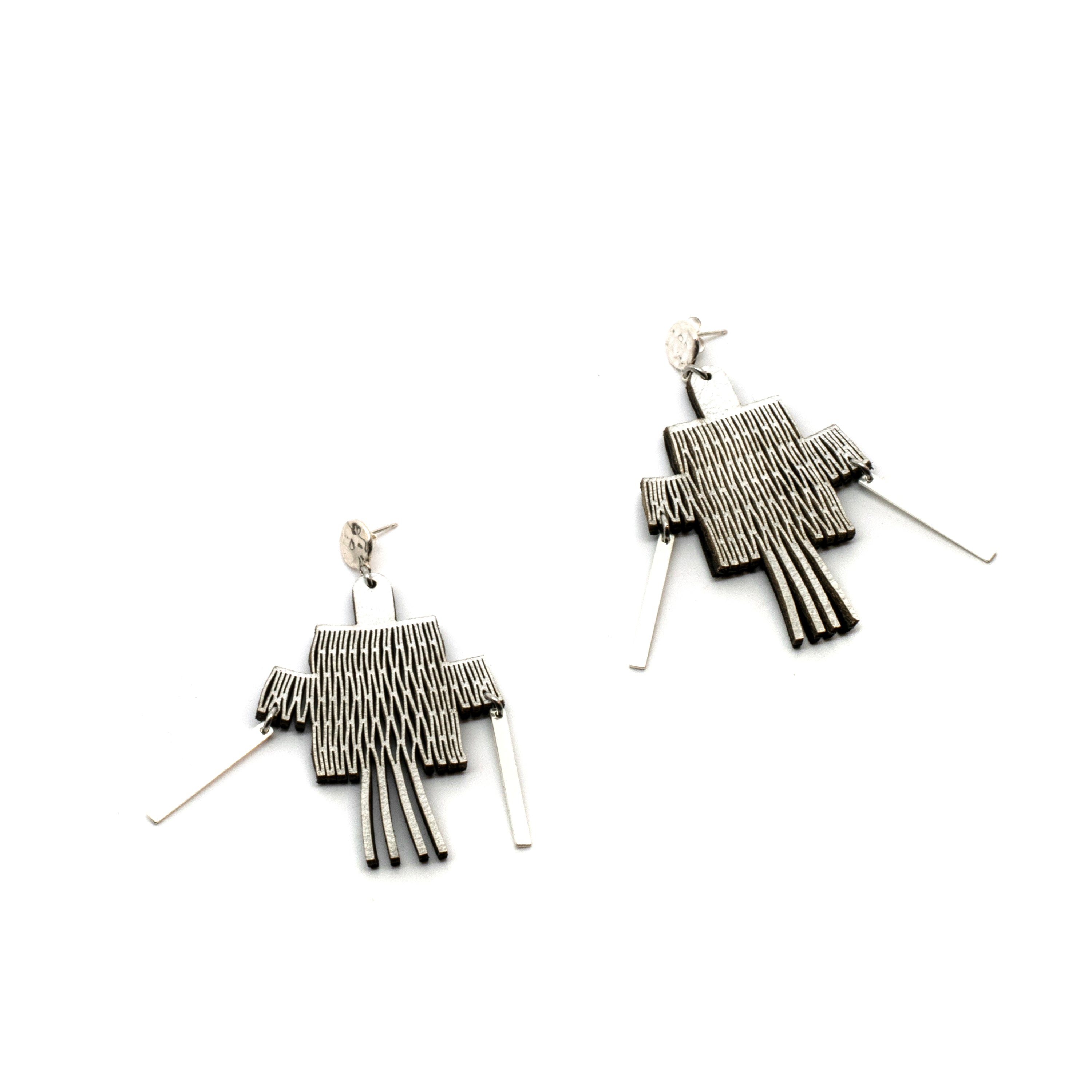 Stepped VLA Earrings