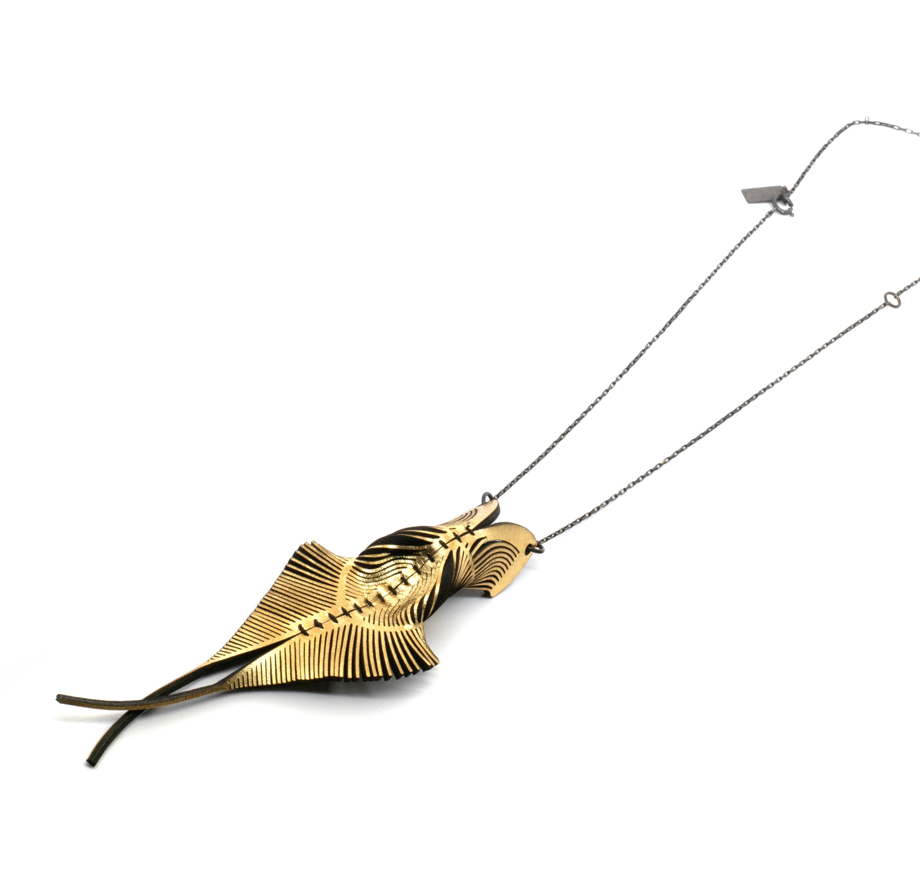 Interference Moth Pendant