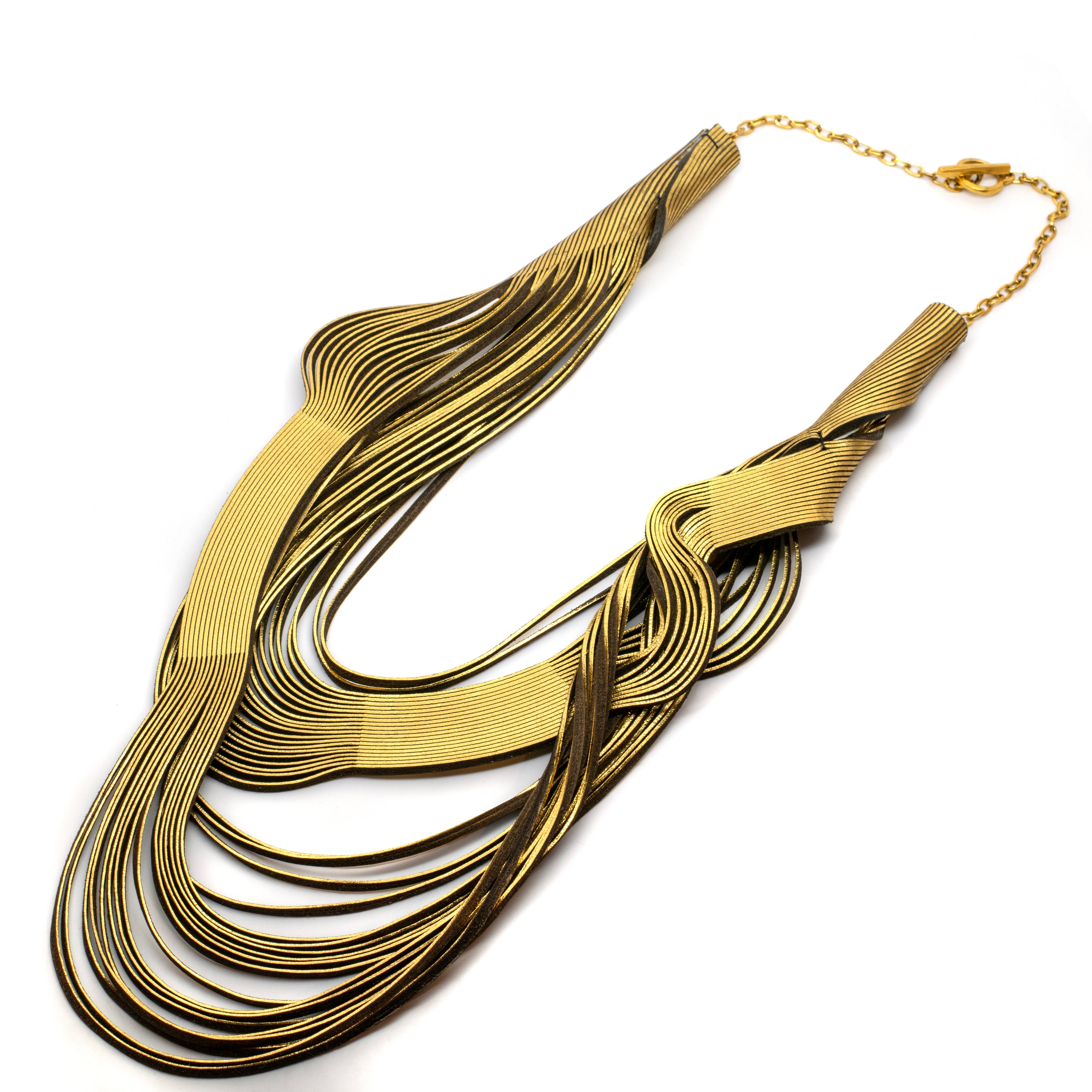 Drapped Whorls Necklace
