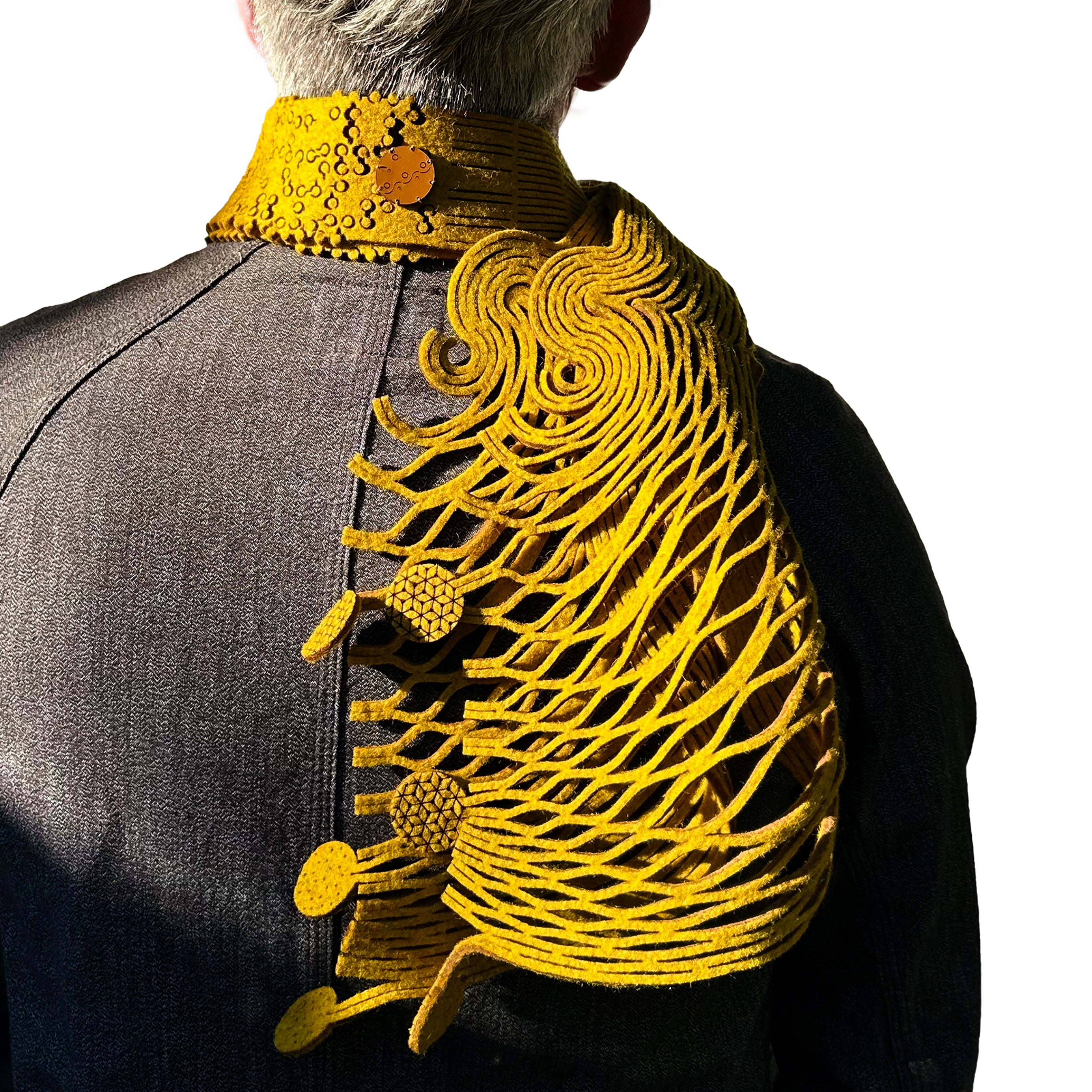 Acequia Scarf in Ecru